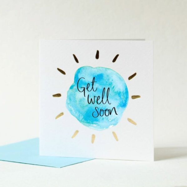 Get well soon - greeting card