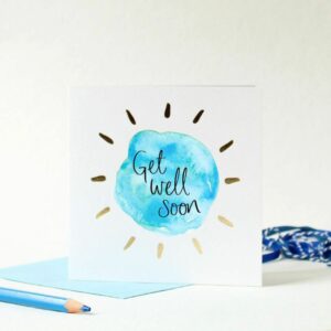 Get well soon - greeting card