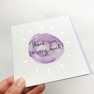 Thank you so very much! greeting card