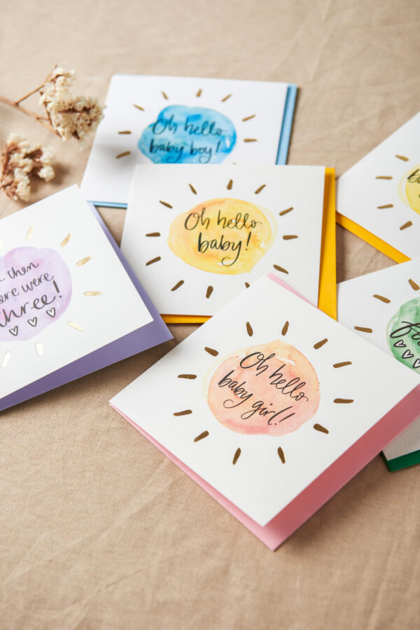 new baby cards by Sunshine for Breakfast