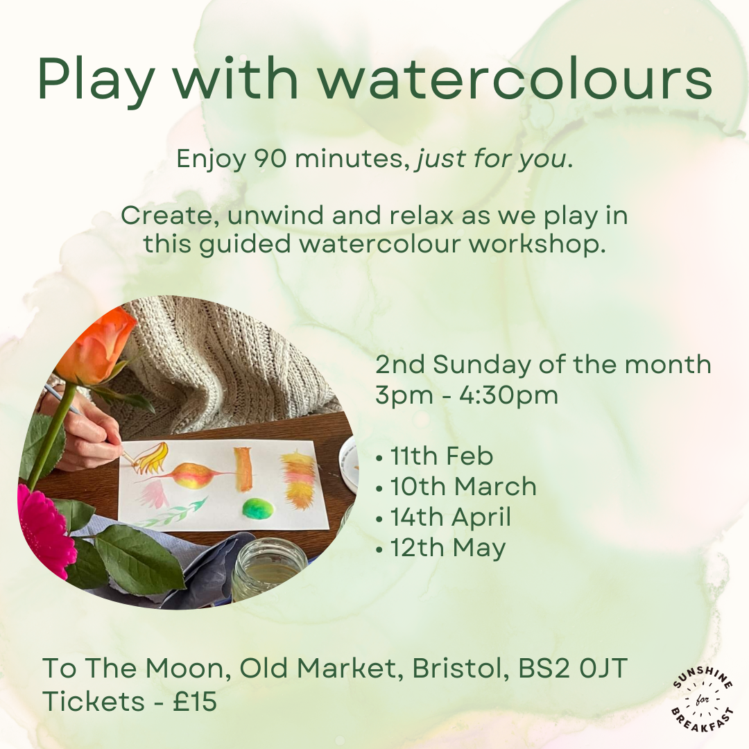 Play with Watercolours - watercolour workshop in Bristol