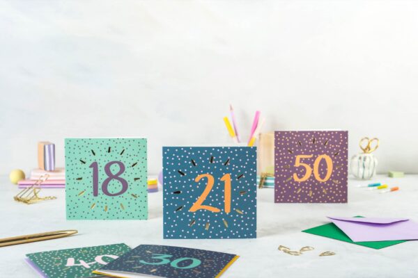 milestone birthday cards